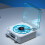 Altavoz Bluetooth de tocadiscos vintage 1500mAh blanco 5