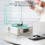 Altavoz Bluetooth de tocadiscos vintage 1500mAh blanco 6
