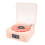 Haut-parleur portable Bluetooth platine 1500mAh rose 12