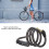 Cadenas de vélo à code à 5 chiffres 12 mm/0,47 po, 1200 mm 4