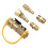 6PCS Brass RV Quick Connect Adapter Set for Trailers & Camping 14