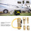 6PCS Brass RV Quick Connect Adapter Set for Trailers & Camping 4