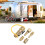 6PCS Brass RV Quick Connect Adapter Set for Trailers & Camping 13