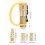 6PCS Brass RV Quick Connect Adapter Set for Trailers & Camping 2