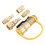 6PCS Brass RV Quick Connect Adapter Set for Trailers & Camping 15