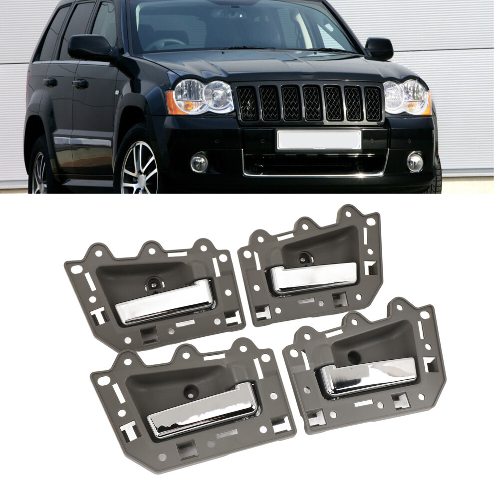 4Pcs Interior Door Handles Set For Grand Cherokee 2005-2011 8471333813520