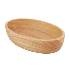 Salatschüssel Vielseitig Glatt Schick Robust Leicht zu reinigen Bootförmige Schüssel Für Zuhause Restaurant 20cm x 4,5cm / 7,9x1,8 Zoll