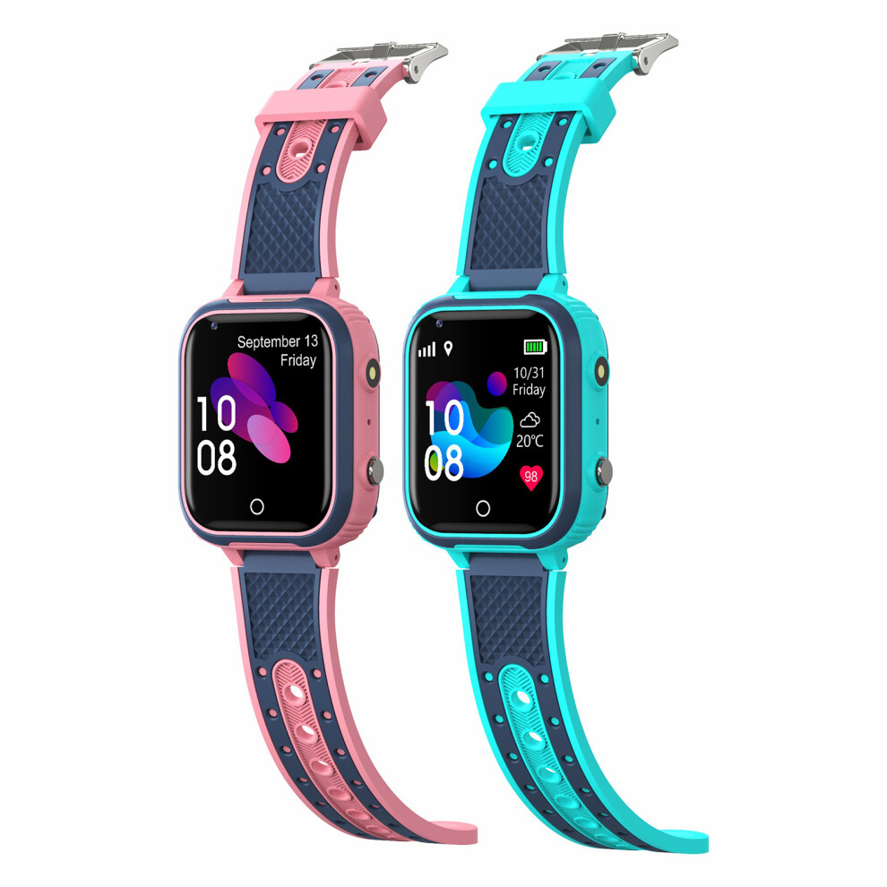 Lt21 4G Kids Smart Watch, 1.4" Ips, Waterproof, 650Mah, Blue/Pink/Black 8271333814783