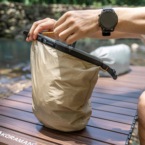 S/M/L DryBag de Nylon recubierto de silicona - Amarillo 1