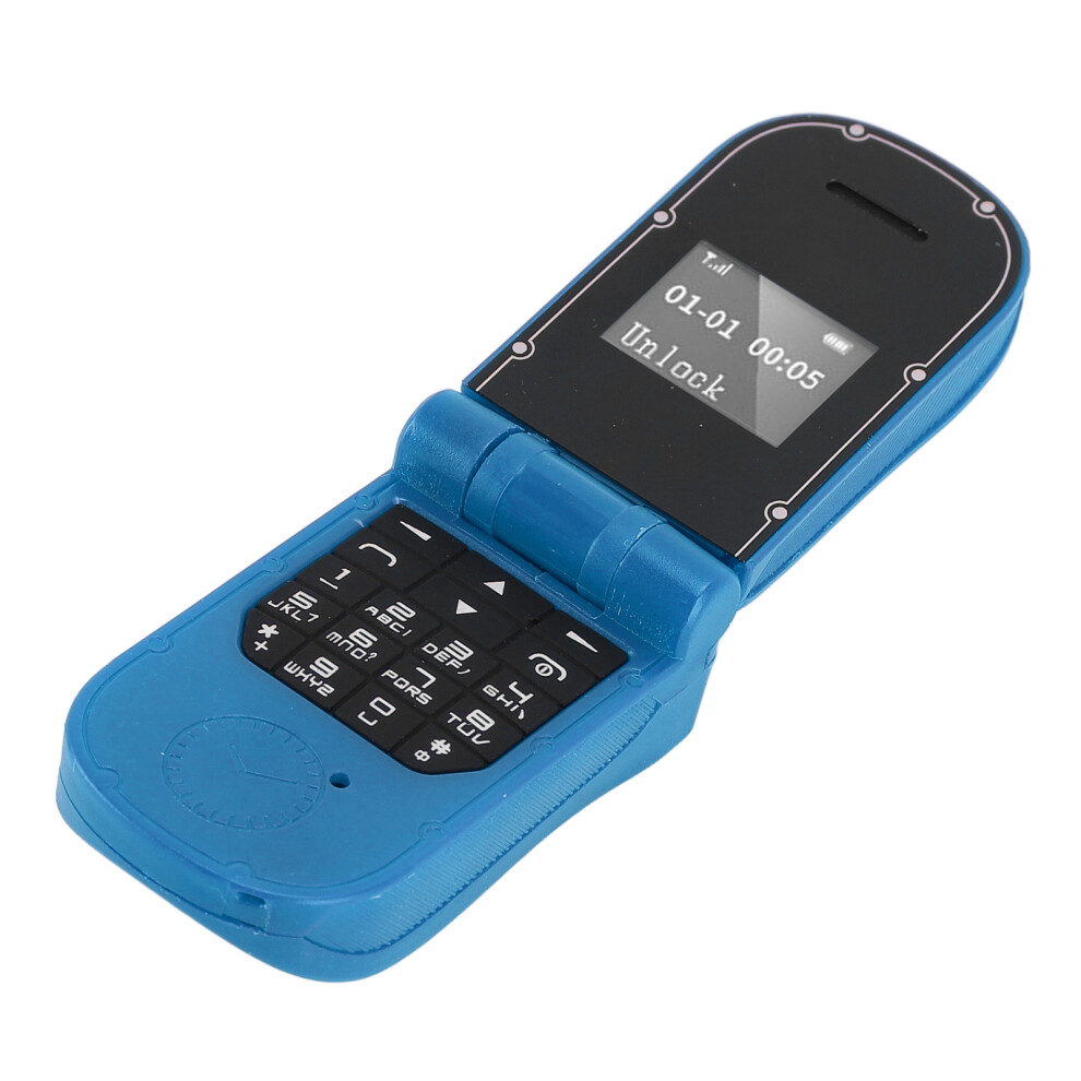 J30 Smallest Flip Phone 2G 3G 4G, 32Mb+64Mb, Black/Blue 4671333815195