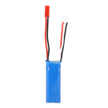 7,4V 450mAh Lithiumbatterie für K979/K989/K999/K969 1/28 RC Autos Langanhaltende Power Lipo Batterie mit JST Rot-Stecker