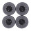 Set di 4 cerchi beadlock RC 1/10 1.9in alluminio grigio 15
