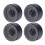 Set di 4 cerchi beadlock RC 1/10 1.9in alluminio grigio 3