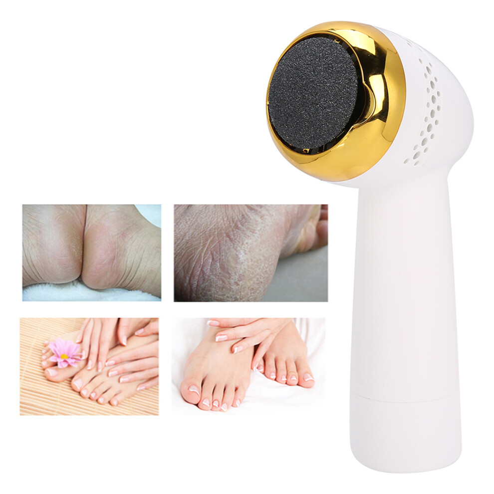 Gold/Silver Electric Foot File Callus Remover Grinder 7W 3.7V