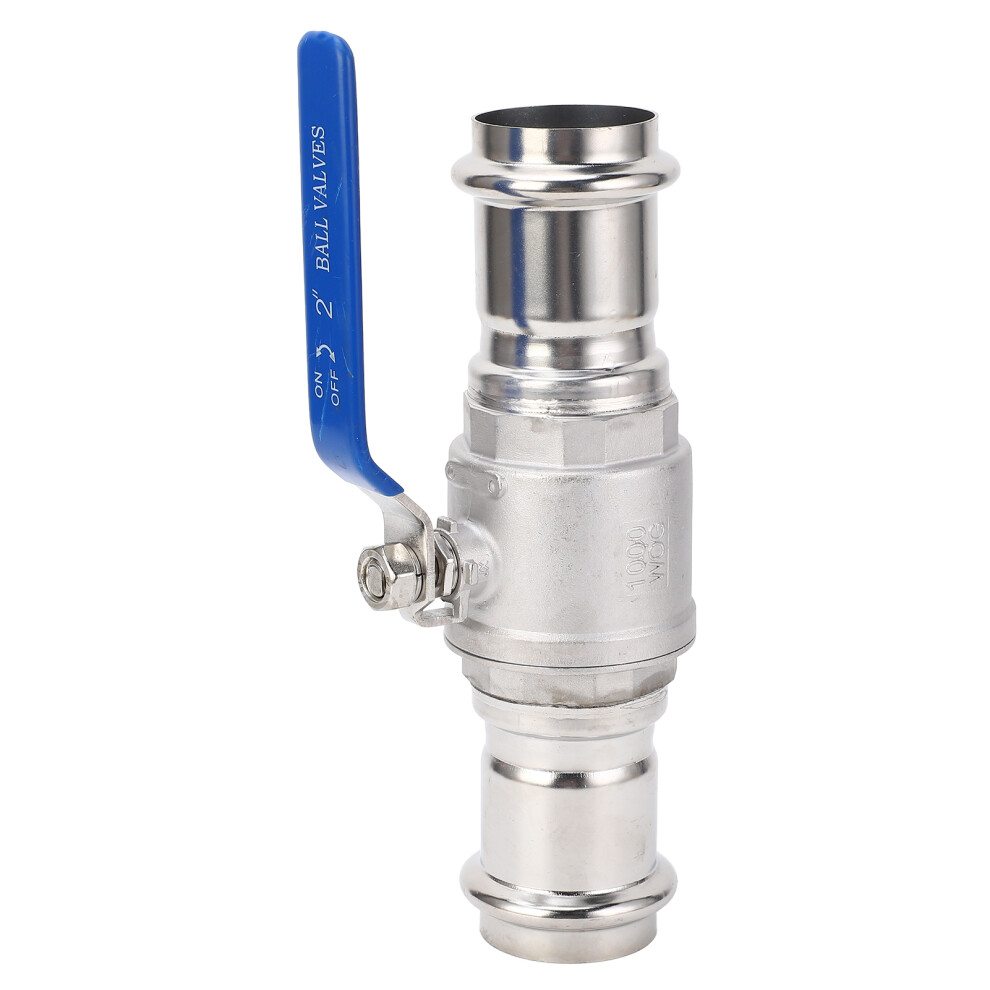 2-Inch Dn50 Stainless Steel Press Ball Valve 1000Psi For Water Oil Steam 4901333817135