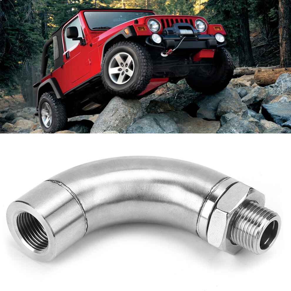 Jshaped Aluminum Oxygen Sensor Restrictor Connector With Adjustable Gas Flow Inserts Light 5071333817165