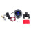 Indicatore 2-in-1 voltmetro e temperatura dell'acqua, nero, 12-36V 3