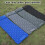 Matelas à pompe intégrée 1,9  0,6 m, 50 mm, bleu 6
