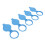 5 pezzi blu ABS tappo parabrezza 7357288 G11-G32 GT 16
