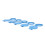 5 pezzi blu ABS tappo parabrezza 7357288 G11-G32 GT 13