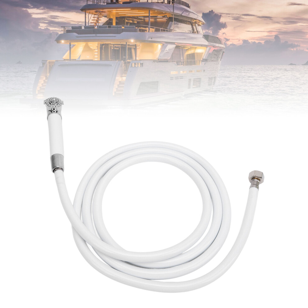 316 Stainless Steel Shower Sprayer with Fine Flow & 8.2ft PVC Pipe-image-OPC-PJCKBCG-NEW