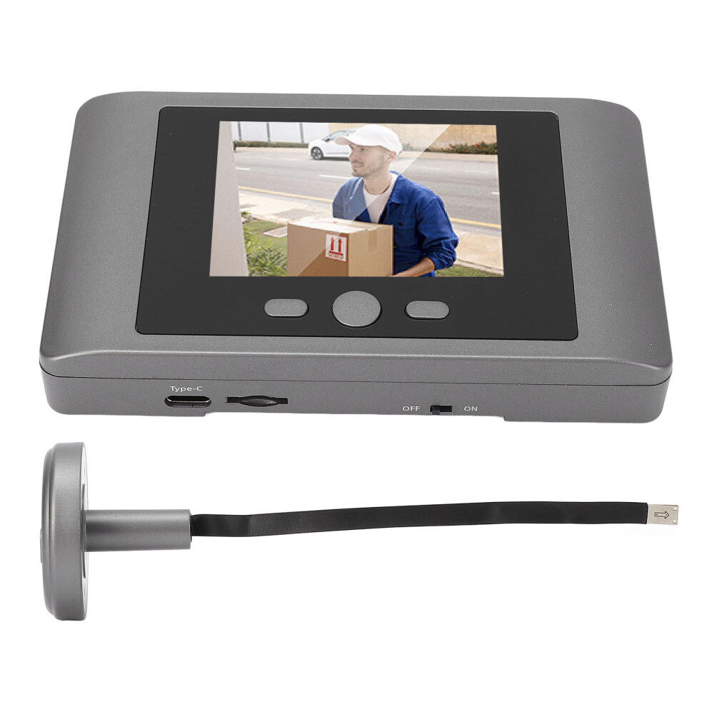 2.8" Color Display Peephole Camera With Pir Motion Detection, 2000Mah Battery 9471333819781