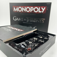 (1pc) Game of Thrones Monopoly Deluxe Edition,Board Game for Parties & Events, No Batteries Required, Thrones Themed Board Game