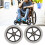 2er Pack 6 Zoll graue Frontrollen 4