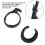 Folding Locking Ring for MAX G30 Scooter, ABS, 7.8x6cm 4