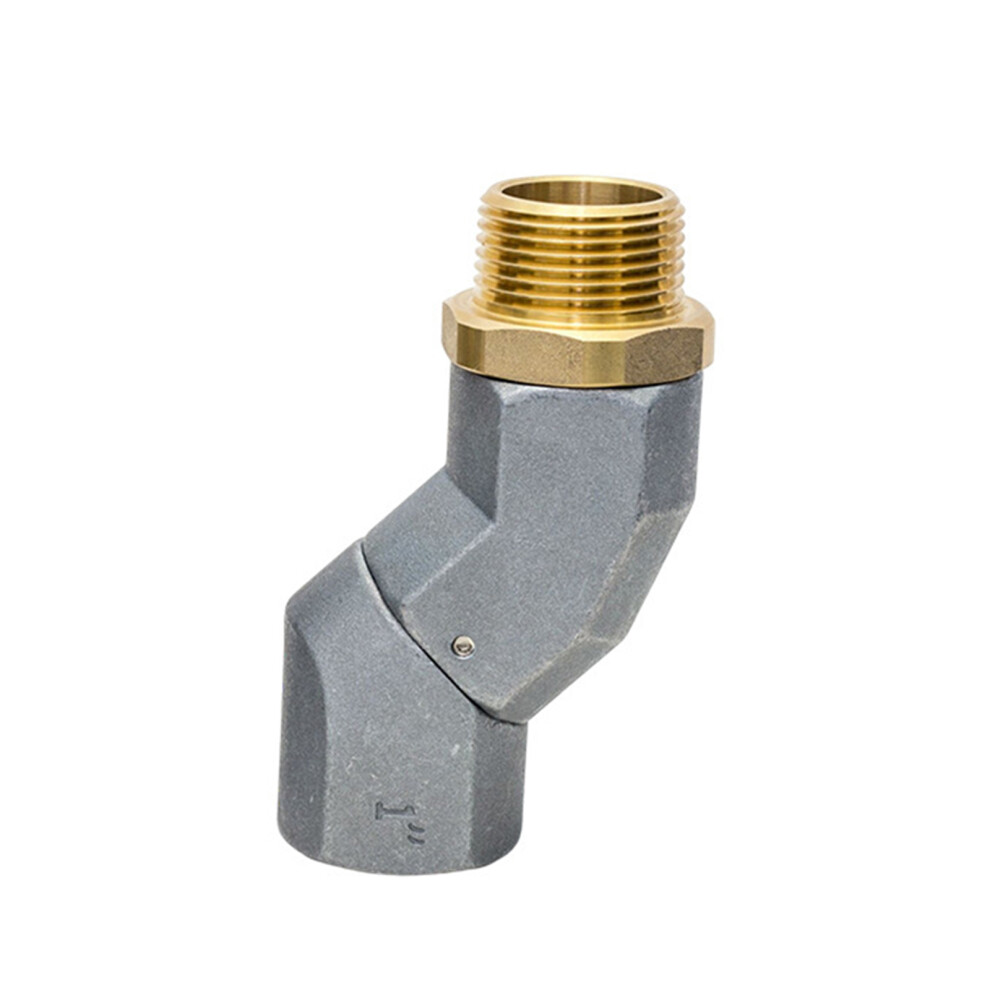 1" Zinc Alloy Fuel Hose Swivel, 360 Rotatable Brass Connector 4651333821563