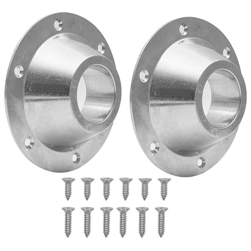 2Pack Aluminum Alloy Rv Table Base Mount | Camper Floor Easy Install Screws 8751333822648