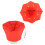 Red Silicone Folding Microwave Popcorn Bowl, 30cm Max Width 12