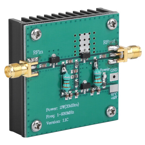 RF Broadband Power Amplifier Module 1-930MHz 2.0W SMA Female 1
