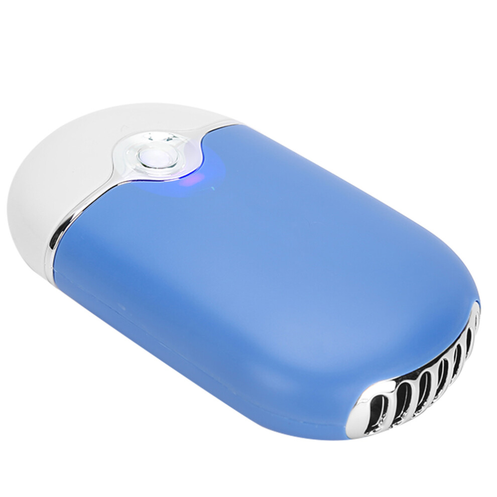 Blue Usb Nail Fan Dryer 400Mah, Fast Air-Dry, Portable