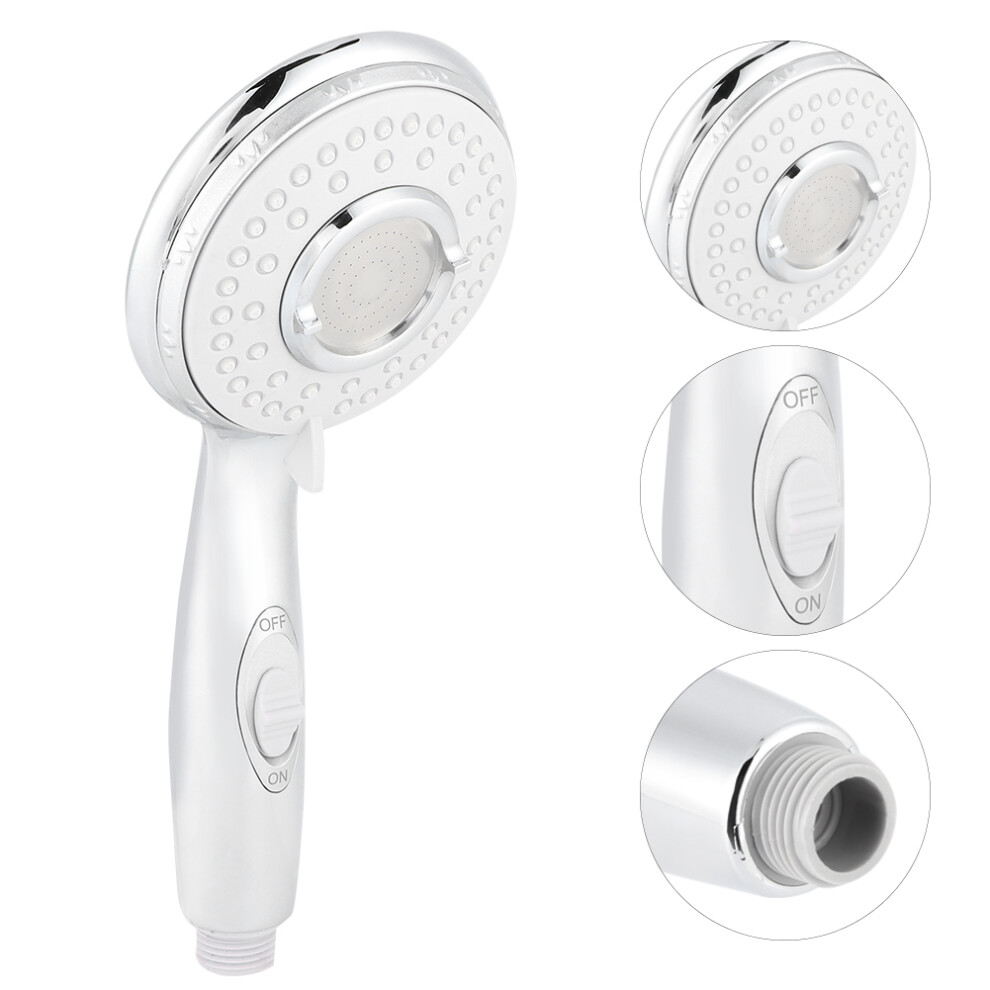 High Pressure Handheld Shower Head Abs Steel, 27X14x5cm 9301333823429
