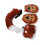 Fuchsschwanz Cosplay-Set - Kunstfell, Handschuhe - Rot 15