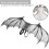 Kids Wing Folding Costume Prop for Halloween Party White Accessory 8