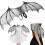 Kids Wing Folding Costume Prop for Halloween Party White Accessory 16