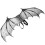 Kids Wing Folding Costume Prop for Halloween Party White Accessory 12