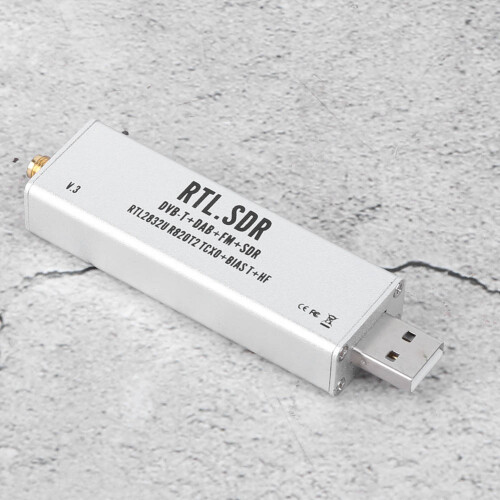 0.1MHz‑1.7GHz RTL‑SDR Receiver for XP Win10 Android Stable Frequency