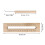 Holz-Strickrahmen-Set aus Buche, 1 Set, 416 cm / 1,66,3 in 2