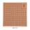 Doppelseitige Kork-Makramee-Platte 30x30 cm Raster 2