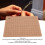 Tablero de macramé de corcho 31x41 cm, 12,2x16,1 in 9