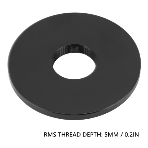 Aluminium RMS 62 mm Mikroskop-Adapterring, 5 mm 1