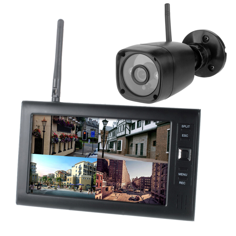 Night Vision 30M Range Wireless Security Cam with 7" Monitor