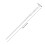 2 pares de palillos de sable de luz LED, transparentes. 4