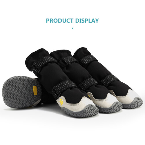 Bottes pour chien imperméables 5#,6#,7#,8# Noires Taille Large 2