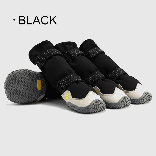 Bottes pour chien imperméables 5#,6#,7#,8# Noires Taille Large