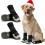 Bottes pour chien imperméables 5#,6#,7#,8# Noires Taille Large 8