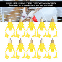 Rabbit Automatische Wasserhahnhähne 11 Stück G1/2 Kurze langlebige Tränken